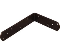 Перфорированная угловая пластина ЦКИ 120х180х40х5, черная, уп. 5 шт. 64814