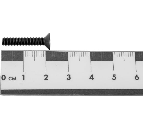 Винт ЦКИ DIN7991 М4х22, 10.9 окс. HEX 2.5 уп. 50 шт. 63112