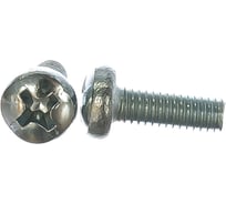 Винт BlackWeld 3x12 оцинкованный, с полукр.гол. DIN7985 3000 шт. 144365