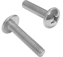 Винт BlackWeld 3x16 оцинкованный, с полукруглой гол. и прессшайбой DIN967 2000 шт. 144455