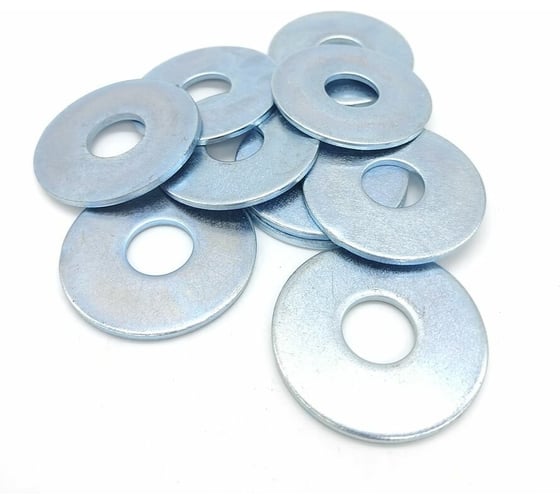 Шайба увеличенная BlackWeld М8, цинк, 5 кг, DIN 9021 (ГОСТ 6958) 144537 1