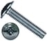 Винт с полукруглой головкой и прессшайбой BlackWeld 8x30, цинк, DIN 967, 250 шт. 144489 1