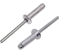 Вытяжные заклепки TUNDRA Krep алюминий-сталь, 4х16 мм, в пакете 500 шт. 2502523