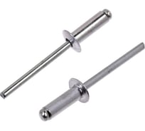 Вытяжные заклепки TUNDRA Krep алюминий-сталь, 4х14 мм, в пакете 500 шт. 2502522