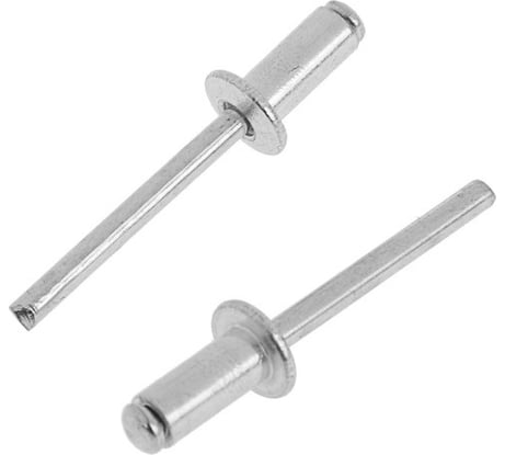 Вытяжные заклепки TUNDRA Krep алюминий-сталь, 50 шт., 4.8х10 мм 1112970