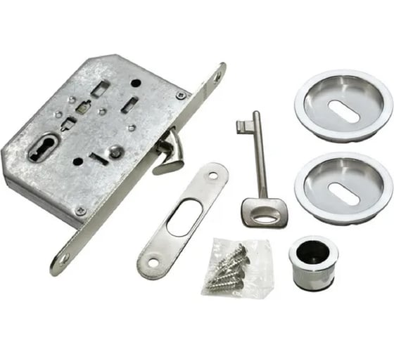 Комплект для раздвижных дверей MORELLI MHS-1 L SC, цвет - матовый хром 9010168
