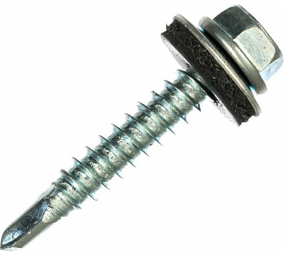 Саморез кровельный с шайбой BlackWeld ST 6,3x38, 150 шт. 144672 1