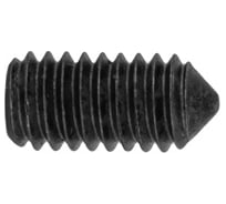 Установочный винт с внутр. шестигранником КРЕП-КОМП черный, DIN 914, 4х8, пр. 10.9, конический конец вук48