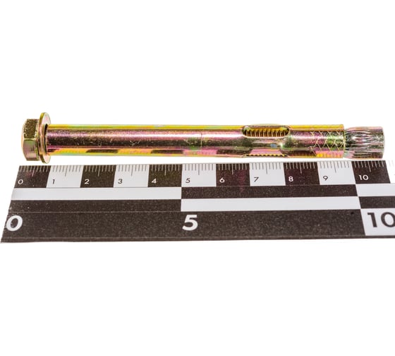 Анкерный болт ЗУБР 10х100 мм, 40 шт., желтый цинк 302312-10-100