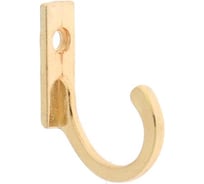 Мебельный крючок TUNDRA VINTAGE 022 LIGHT цвет золото, 1 шт. 6487596