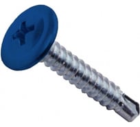 Саморез НАКРЕПКО п\ш, св., 4,2х16 ярко-синий, RAL 5005, 175 шт. 205306