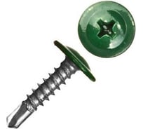 Саморез НАКРЕПКО п\ш, св., 4,2х16 темно-зеленый, RAL 6005, 175 шт. 205305