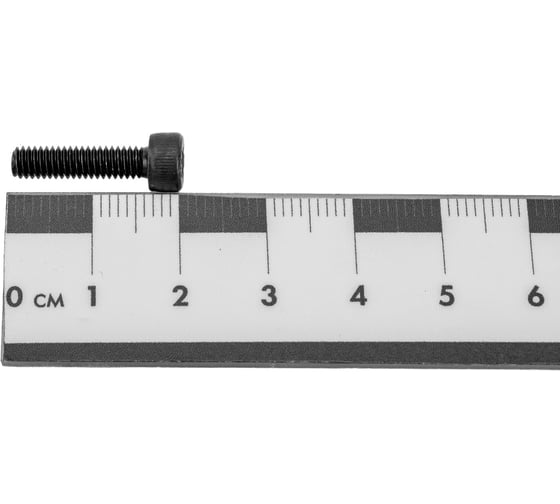 Винт ЦКИ DIN912 М4х16, 12.9 окс. HEX 3.0 аналог ГОСТ 11738-84 уп. 500 шт. 63417