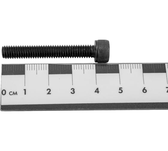 Винт ЦКИ DIN912 М6х40, 12.9 окс. HEX 5.0 аналог ГОСТ 11738-84 уп. 100 шт. 61882