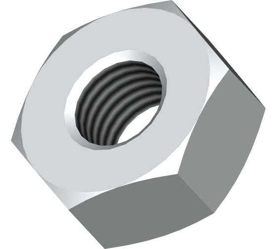 Гайка шестигранная УМС М6 DIN 934 500 шт. G-6
