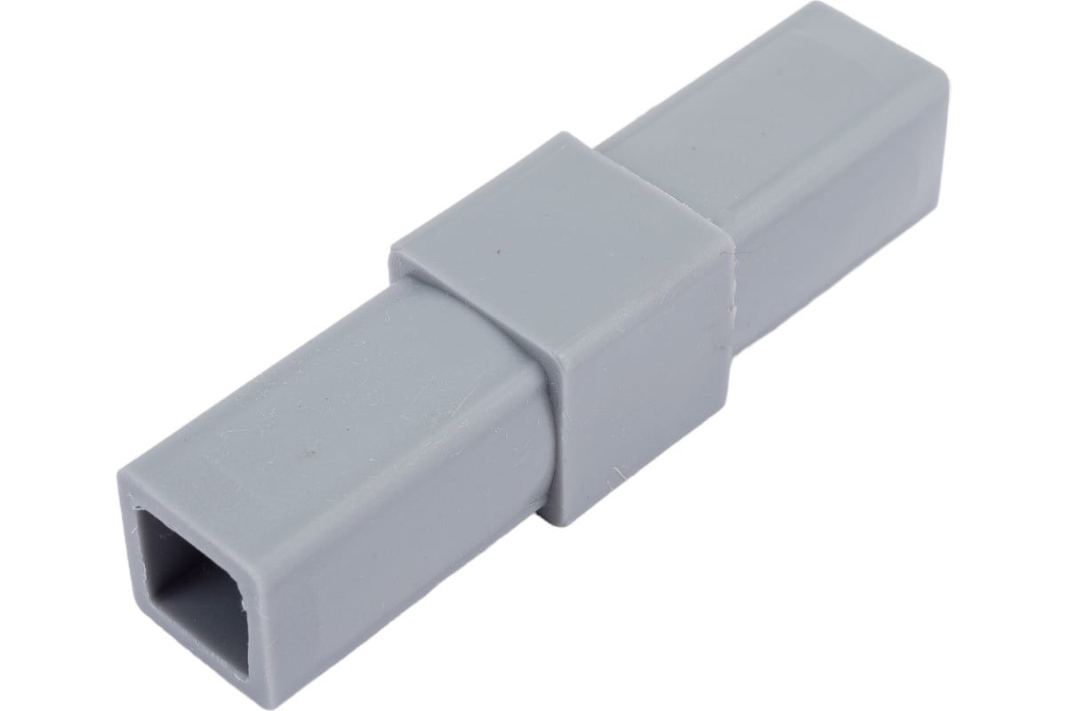 Пластиковый соединитель для трубы ПилотПро 20х20 мм, 2-пал. 17989 ...