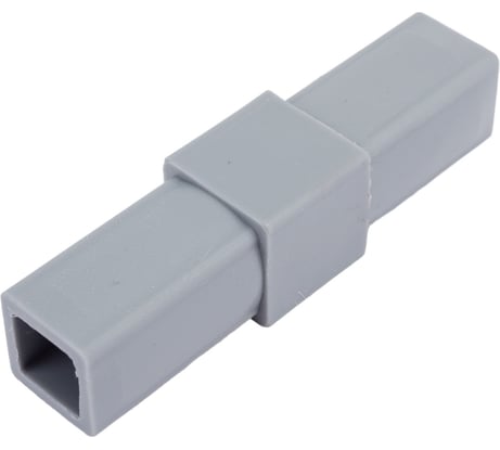 Пластиковый соединитель для трубы ПилотПро 20х20 мм, 2-пал. 17989