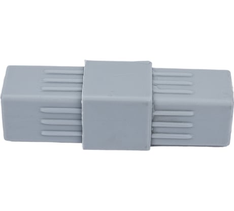 Пластиковый соединитель для трубы ПилотПро 25х25 мм, 2-пал. 16514