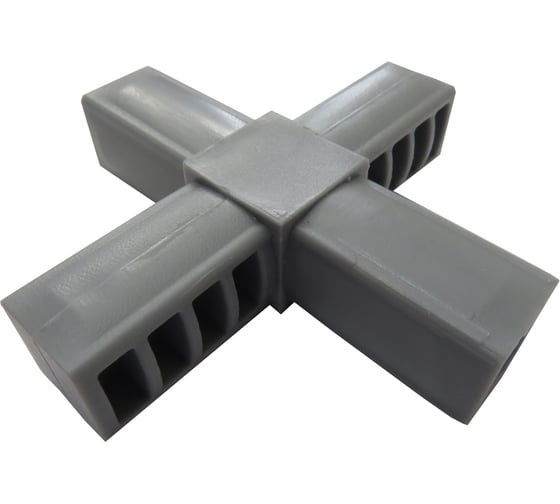 Пластиковый соединитель для трубы ПилотПро 25х25 мм, 4-пал. 16517 ...