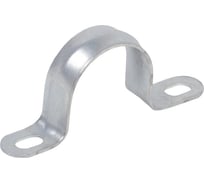 Металлическая двухлапковая скоба IEK d25-26 мм CMAT11-25-100