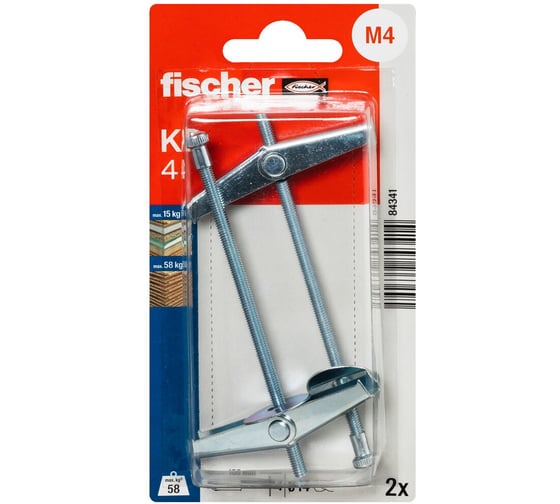 Дюбель для пустотелых материалов со шпилькой Fischer KD4 2 шт. 84341 1