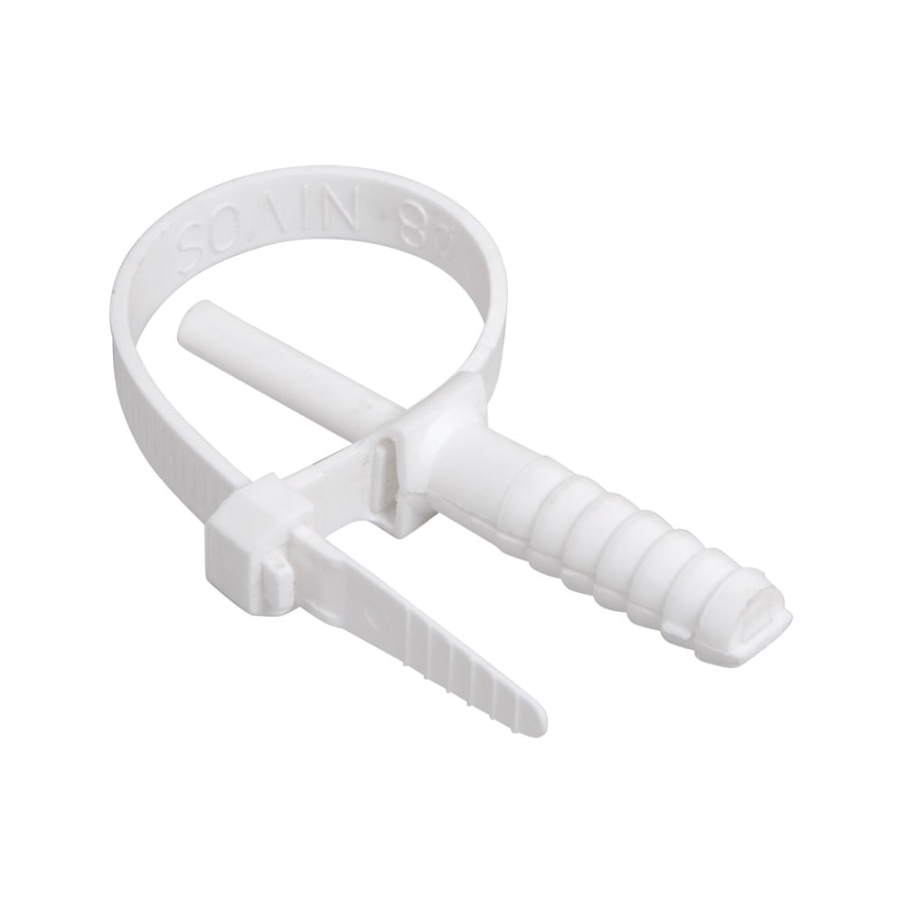 Дюбельный хомут IEK ХД 7х150 белый, 50 шт. UHH80-7-150-50-K01-F ...