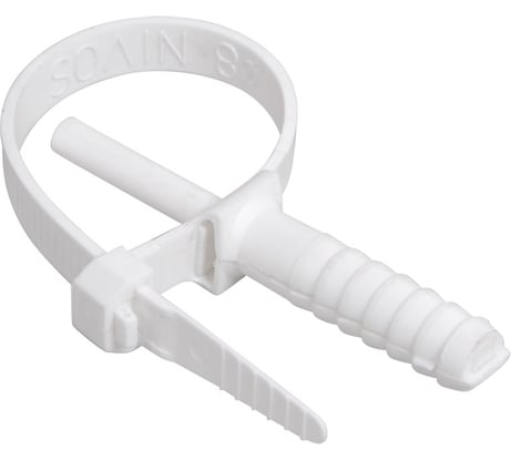 Дюбельный хомут IEK ХД 7х150 белый, 50 шт. UHH80-7-150-50-K01-F