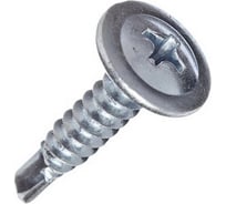 Саморез с прессшайбой КостИнСтрой 4,2x13 со сверлом, цинк 1000 шт. 17711