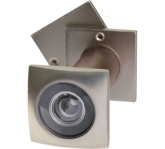 Глазок DOORLOCK DL VA16S/50-85mm/180 MBSN матовый никель, квадратный 74221