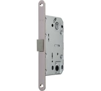 Корпус замка DOORLOCK V 432/WC/50/96/18/SN, матовый никель, WC, бэксет 50мм, межосевое расстояние 96мм, фронтальная планка шириной 18мм, шток 6 79127