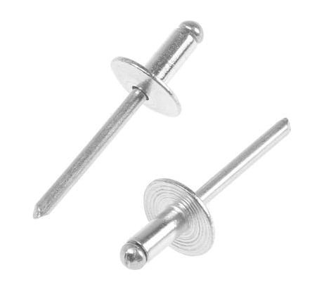 Вытяжные заклепки TUNDRA Krep алюминий-сталь, увел. борт 14 мм, 4.8х10 мм, 250 шт. 4299526