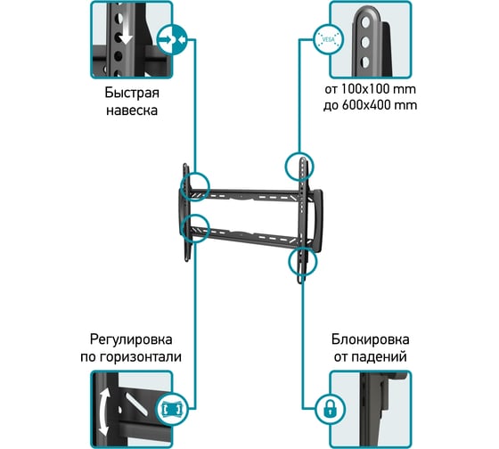 Кронштейн Unico Metall UCM-7500B 221410
