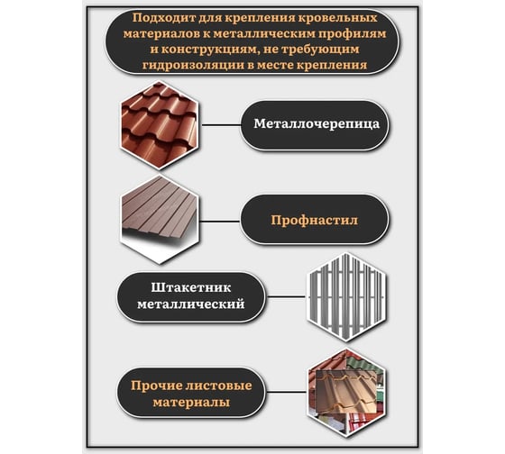 Саморез кровельный без шайбы 23 Болта 5,5x25 ОЦ сверло РТ-3, 250 шт. скбш5525ф250