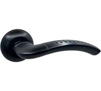 Ручка DL Loft A19R BLACK черная, толщина двери 55-85мм, шток 130мм Doorlock 73229