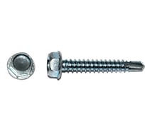 Саморез кровельный без шайбы 23 Болта 5,5x38 цинк, сверло РТ-3, 50 шт. скбш5538ф50