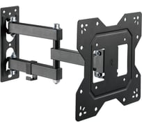 Кронштейн для телевизора Palladium 23-43 наклонно-поворотный настенный, 30 кг, чёрный, модель 7 116488