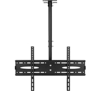 Кронштейн для телевизора Palladium 32-72 телескопический потолочный, 45 кг, чёрный, модель 13 116475