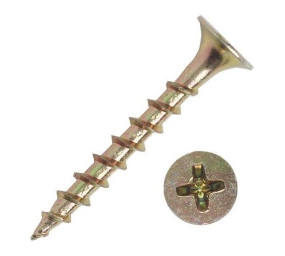 Саморез ШСГД Zitar 3,8x25 (200 шт) желт. цинк - коробка с ок. 160144