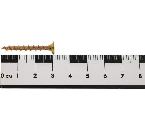 Саморез ШСГД Zitar 3,8x32 (1000 шт) желт. цинк - ведро 160132