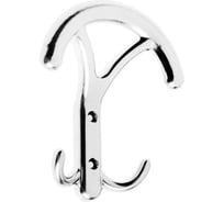 Крючок-вешалка TUNDRA №20 цвет хром, 1 шт. 5299390