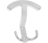 Крючок-вешалка TUNDRA №28 цвет хром, 1 шт. 5299391