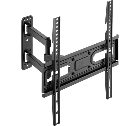 Кронштейн для телевизора 32-55 наклонно-поворотный настенный Palladium 35 кг, чёрный, модель 11 116473