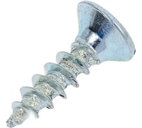 Саморез универсал., КостИнСтрой 2,5x10 потайн. гол., шлиц PZ, острый, белый цинк (2000шт) 16325