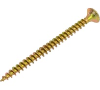 Саморез универсал., КостИнСтрой 4,5x60 потайн. гол., шлиц PZ, острый, желт. цинк (250шт) 16230