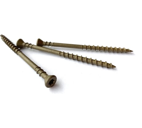 Саморезы с антикоррозийным покрытием для монтажа террас и фасадов Camo PREMIUM DECKING SCREW PROTECH 75х4.5 мм, C4, T20, 1750 шт. 0368379