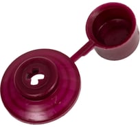 Шляпка для шиферного гвоздя Tech-Krep бордо (100 шт) - пакет /Zitar 150570