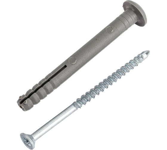 Дюбель-гвоздь Tech-Krep 6L80 гриб. манжета (нейлон), 60 шт. - ведро /Zitar 150929