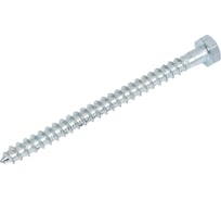 Шуруп "Глухарь" КостИнСтрой 6x80 DIN 571 с шестигранной головкой, острый, оц. 150шт 20459