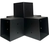 Коннектор под брус 100x100 на 5 выходов ООО "Феррум-Л" сталь 2 мм Ф-КДБ-П-214