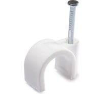 Круглая скоба для крепления кабеля АБК-СИЛА СПК- 6, 50 шт. 1702103